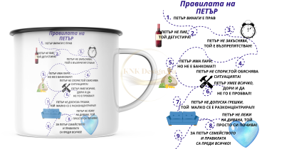 канче за Петър, канче за имен ден, чаша за имен ден, канче за сублимация, КАНЧЕ, ЕМАЙЛИРАНО КАНЧЕ, КАНЧЕТА, КАНЧЕ ЗА ПОДАРЪК, КАНЧЕ С НАДПИС, КАНЧЕТА СЪС СНИМКИ, КАНЧЕ СЪС СНИМКА, КАНЧЕ ЗА РОЖДЕН ДЕН, КАНЧЕ ЗА ИМЕН ДЕН, КАНЧЕ ЗА ПЛАНИНА, КАНЧЕ ЗА РАЗХОДКА