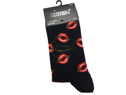 Дамски къси чорапи Ekmen - ЛЮТИ ЧУШКИ