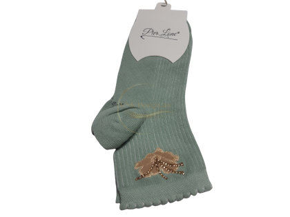 Дамски къси чорапи Pier Lone - зелени