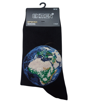 чорапи с планет, чорапи с планета земя, ЧОРАПИ ЕКМЕН ПЛАНЕТА, Уникални забавни дамски чорапи, чорапи с  ПЛАНЕТА ЗЕМЯ екмен, ekmen, чорапи екмен, забавни чорапи, дамски чорапи, смешни чорапи, весели чорапи, 