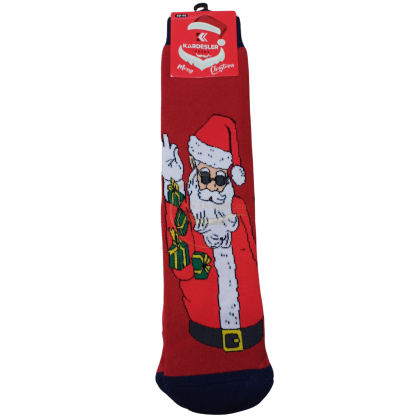 коледни чорапи, смешни чорапи, забавни чорапи, идиотски чорапи, ватирани чорапи, чорапи с дядо коледа, дамски коледни чорапи, мъжки коледни чорапи, kardeslercorap, kardesler, чорапи за коледа, 