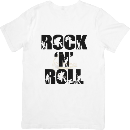 ТЕНИСКА С НАДПИС ROCK AND ROLL