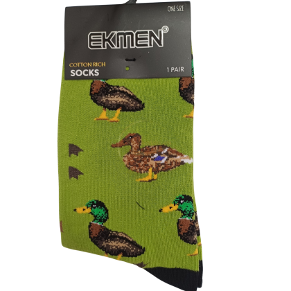 чорапи с патици, чорапи с животни, зелен фон чорапи, забавни чорапи, патици на чорапи, игриви чорапи, оригинални чорапи, цветни чорапи, чорапи Ekmen, чорапи за подарък, нестандартни чорапи, чорапи с животински мотиви, весели чорапи, стилни чорапи с патици