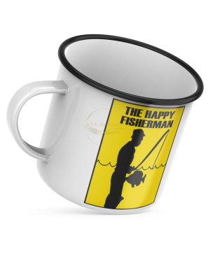 THE HAPPY FISHERMAN, КАНЧЕ, ЕМАЙЛИРАНО КАНЧЕ, КАНЧЕТА, КАНЧЕ ЗА ПОДАРЪК, КАНЧЕ С НАДПИС, КАНЧЕТА СЪС СНИМКИ, КАНЧЕ СЪС СНИМКА, КАНЧЕ ЗА РОЖДЕН ДЕН, КАНЧЕ ЗА ИМЕН ДЕН, КАНЧЕ ЗА ПЛАНИНА, КАНЧЕ ЗА РАЗХОДКА, КАНЧЕ ЗА МОРЕ, kanche, kancheta, enamel mug, enamel