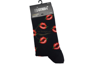 Дамски къси чорапи Ekmen - ЛЮТИ ЧУШКИ