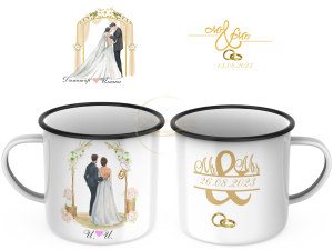 канче за младоженци, подарък за сватба, канче за булка и младоженец, чаша за булка и младоженец, чаши за булка и младоженец, канче с дизайн за сватба, канче с дата на сватба,КАНЧЕ, ЕМАЙЛИРАНО КАНЧЕ, КАНЧЕТА, КАНЧЕ ЗА ПОДАРЪК, КАНЧЕ С НАДПИС, КАНЧЕТА СЪС С