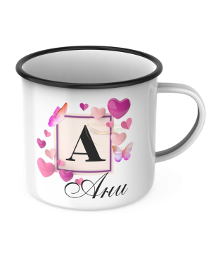 ЕМАЙЛИРАНО ДЕТСКО КАНЧЕ С БУКВА ПО ИЗБОР