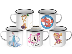 Канче с любим герой и надпис, име, текст