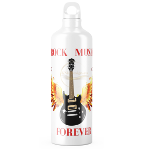 бутилка, бутилки, ретро бутилка с надпис, бутилки с надпис, бутилка със снимка, бутилка с снимка, bottle, retro bottle, bottle with foto,  бутилка за разходки, бутилка за рожден ден, бутилка за къмпинг, бутилка с карабинер, ROCK MUSIC FOREVER, метална бут