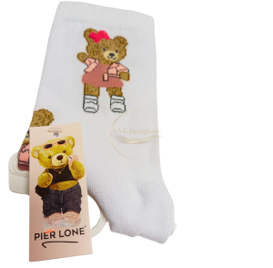 Чорапи Pier Lone с мечета  - цвят бял