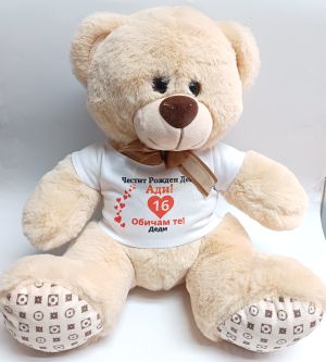 BEAR, SUBLIMATION, МЕЧЕ, МЕЧКА, ПЛЮШЕН, ПЕЧАТ, ТЕКСТ, СНИМКА, плюшено мече