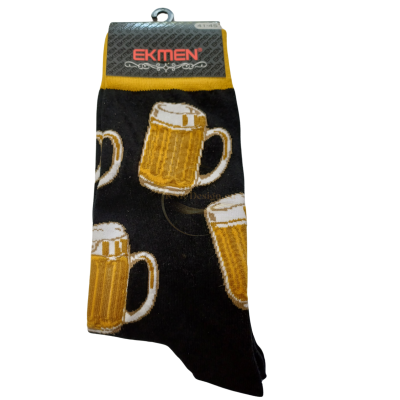 EKMEN, чорапи, чорап екмен, чорапи екмен, комплект чаша и чорапи, подаръчен комплект, подарък за мъж, комплект за мъж, бира, чорапи с бира, чаша с бира