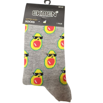 чорапи с авокадо, дамски чорапи с авокадо, дамски чорапи, екмен чорапи, екмен, турски чорапи, весели чорапи, чорапи за подарък, забавни чорапи