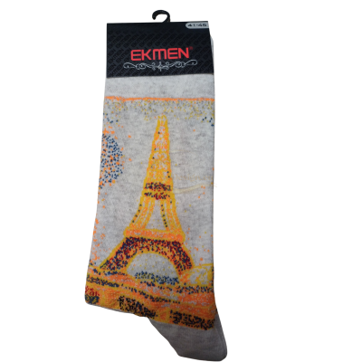 чорапи с айфеловата кула, ЧОРАПИ ЕКМЕН айфелова кула, Уникални забавни мъжки чорапи, чорапи с  айфелова кула,  екмен, ekmen, чорапи екмен, забавни чорапи, мъжки чорапи, смешни чорапи, весели чорапи, 