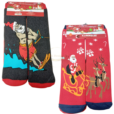 КОЛЕДНИ ЧОРАПИ В КОМПЕЛЕКТ ОТ 2 БРОЯ 
