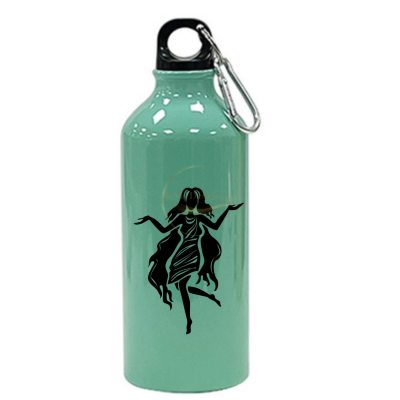 ЗЕЛЕНА БУТИЛКА СЪС ЗОДИАКАЛНИ ЗНАЦИ