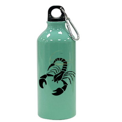 ЗЕЛЕНА БУТИЛКА СЪС ЗОДИАКАЛНИ ЗНАЦИ