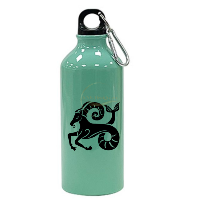 ЗЕЛЕНА БУТИЛКА СЪС ЗОДИАКАЛНИ ЗНАЦИ