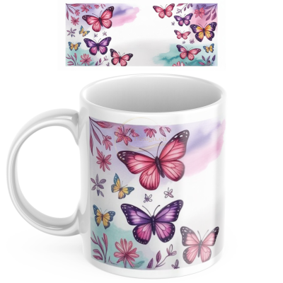 КЕРАМИЧНА ЧАША С ПЕПЕРУДИ