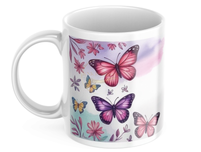 КЕРАМИЧНА ЧАША С ПЕПЕРУДИ