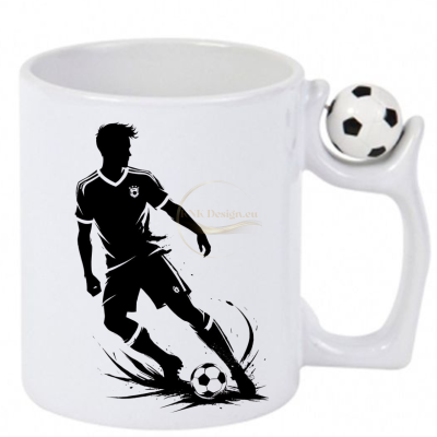 ЧАША С ФУТБОЛНА ТОПКА И ФУТБОЛИСТ